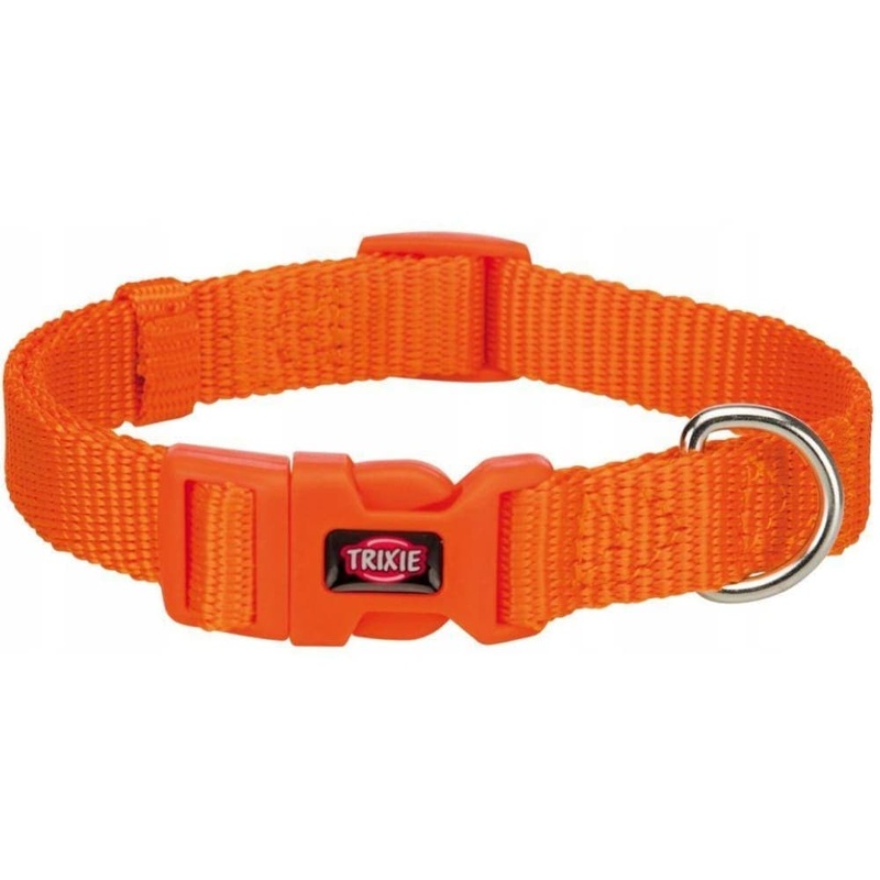 Trixie Premium Collar for Dogs (Papaya) S-M:12-16in Neck