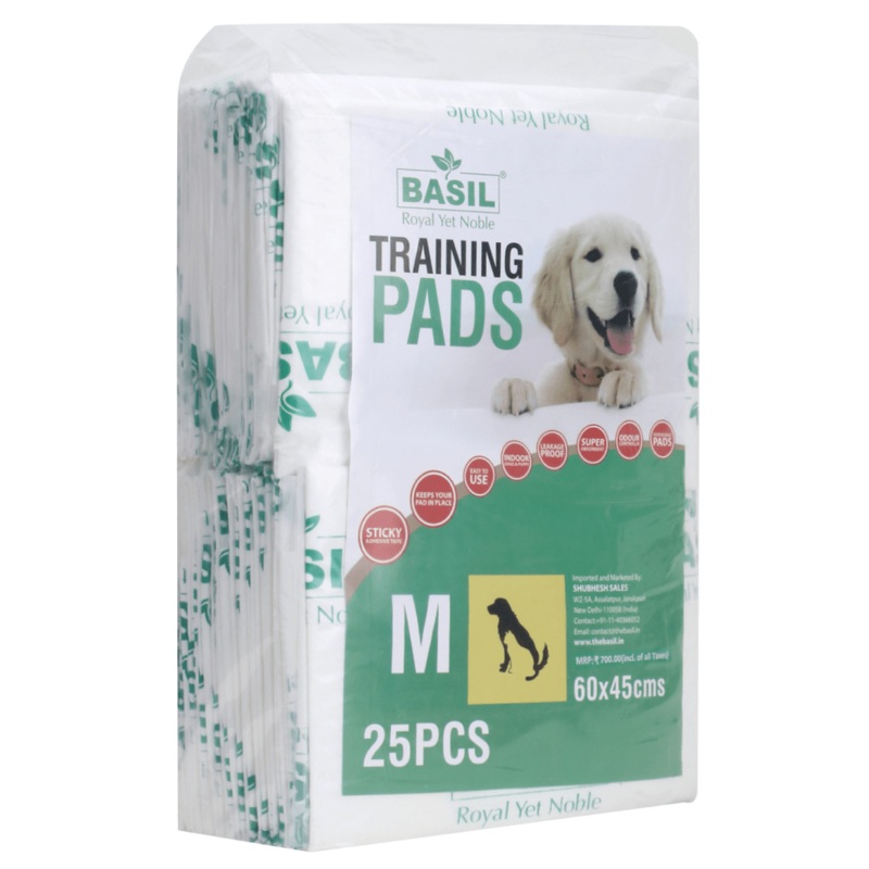 Basil Training Pads for Puppies (60x45cm) 25pcs