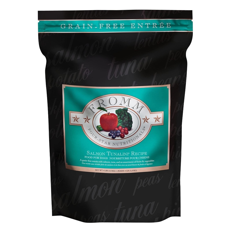 Fromm Four-Star Nutritionals Salmon Tunalini Dog Food – Premium Dry Dog Food – Salmon Recipe – 4 lb