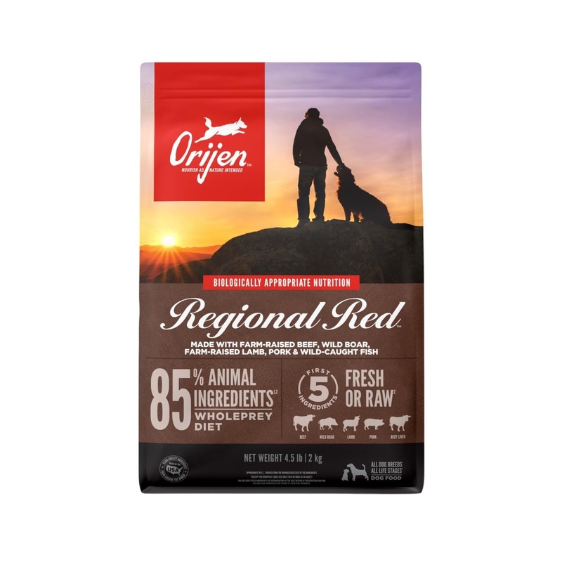 Orijen Regional Red Dry Dog Food  Grain-Free & Poultry-Free, 4.5 lb