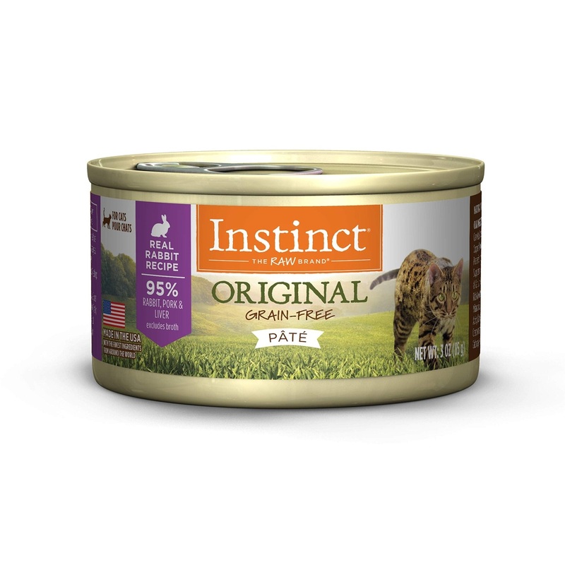 Instinct Grain-Free Wet Cat Food Pt – Rabbit, 3 oz Can