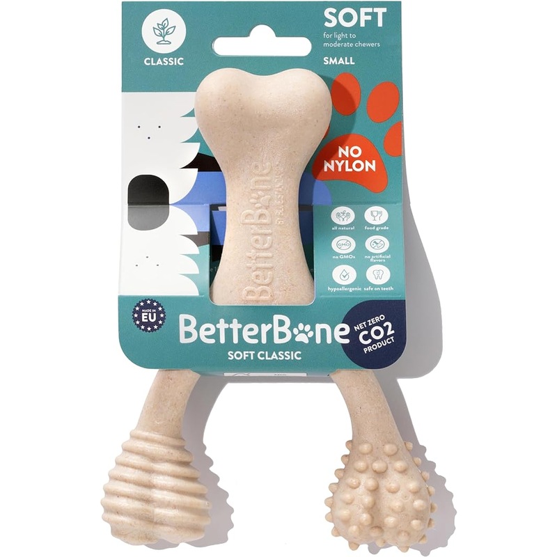 BetterBone Soft Density Classic Flavor Dog Chew Toy, Small