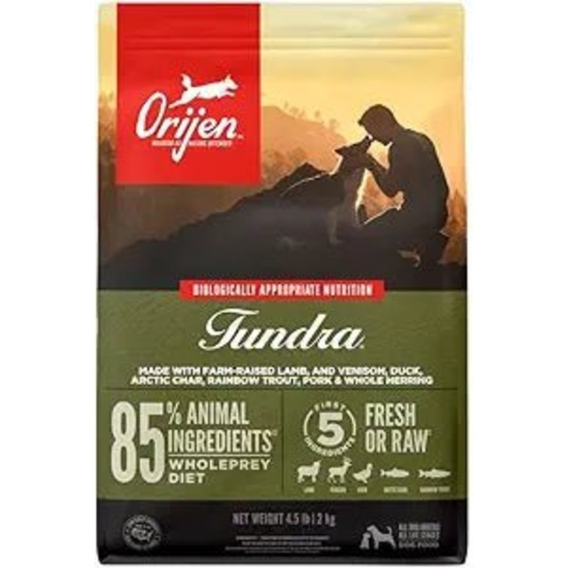 Orijen tundra dog food 4.5 lb