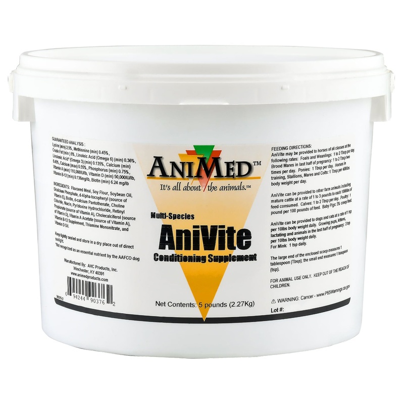 AniVite Conditioning Supplement for Multi-Species Animals 5 lbs