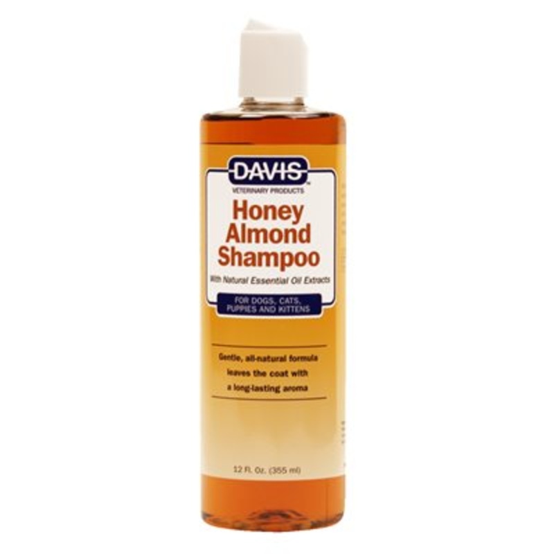 Davis Honey Almond Shampoo for Dogs, Cats & Horses 12 oz 1
