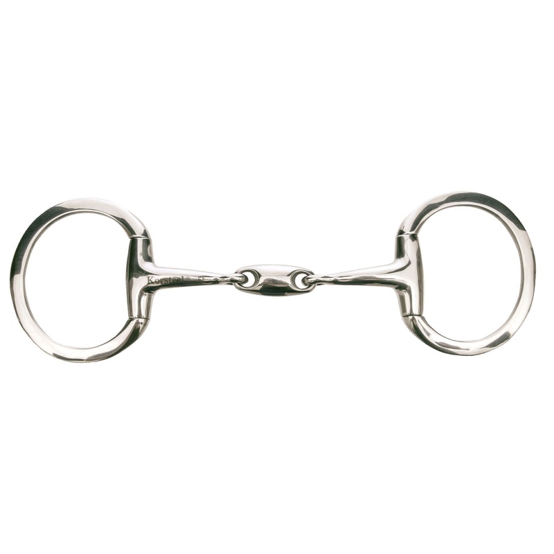 John Patterson Oval Mouth Eggbutt Snaffle 4.75 in