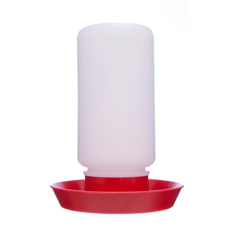 Little Giant Chicken Waterer 1 Qt Plastic Jar & Base (Sold Separately) 1 Quart Plastic Waterer Jar (No Base)