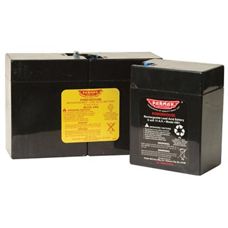 Rechargeable Lead Acid Batteries for ParMak Solar Chargers 6 volt