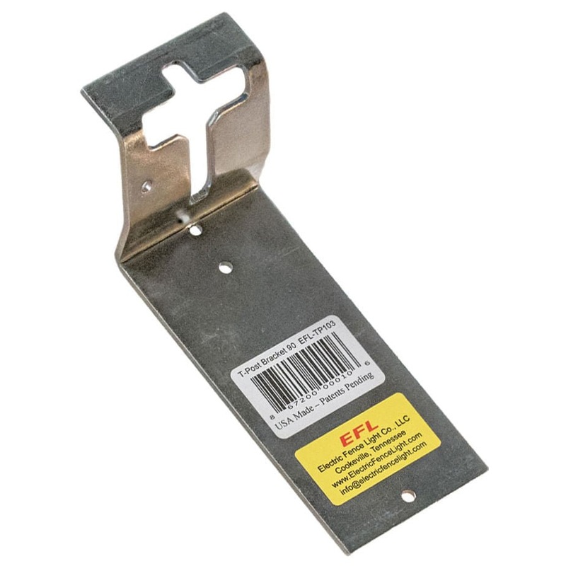 90 Degree T-Post Mounting Bracket 90 Degree 2″ T-Post Bracket